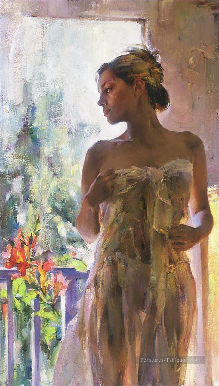 Belle fille MIG 54 Impressionist Peintures à l'huile